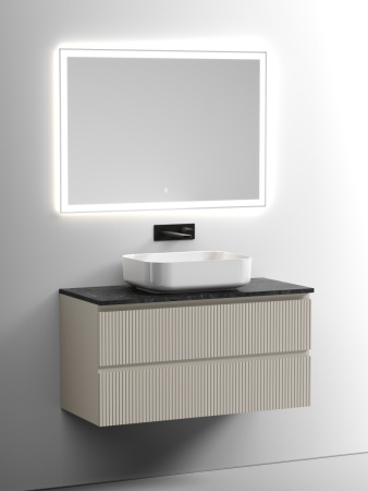 Столешница Sancos TT100A1 100х50 накладная цвет черный